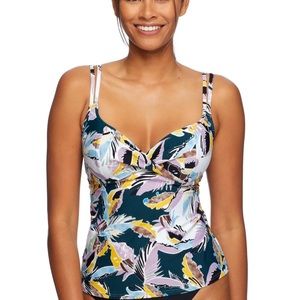 Underwire Wrap Tankini Top